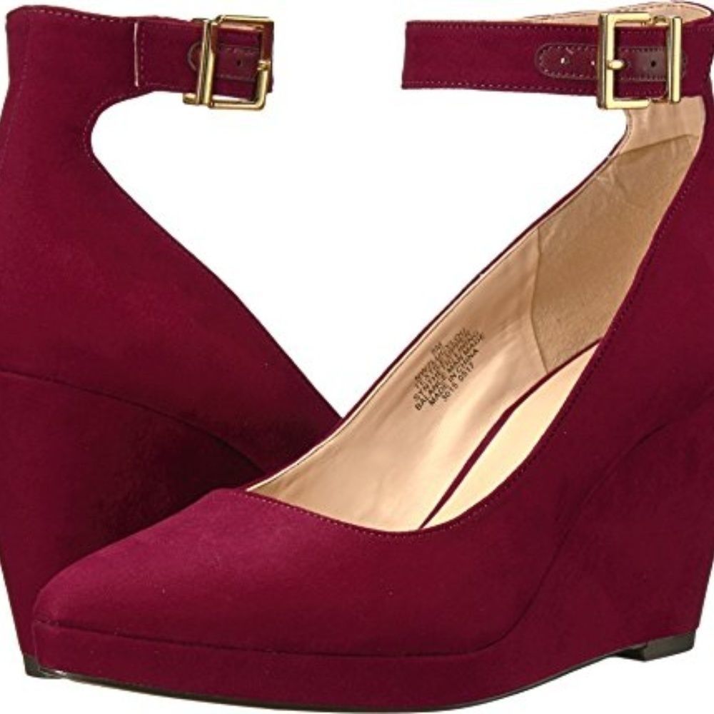 New Nine West Lucy Lou Wedge Pump Women's Shoes